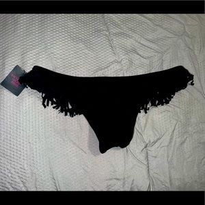 VS Swim fringe Brazilian cut bottoms